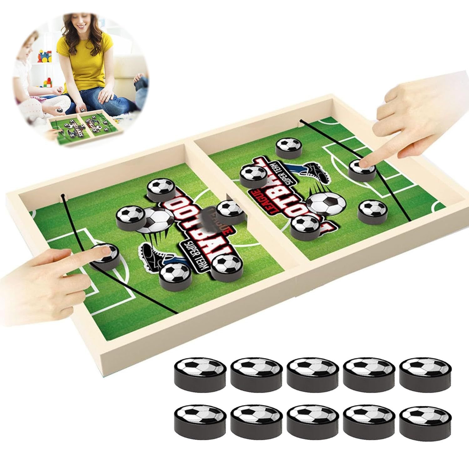 Fast Sling Puck Table Game – Family Board Game
